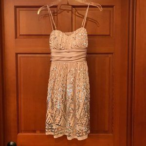 Speechless, XS, Light Pink/Cream Formal Dress, Homecoming, Prom